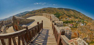 Ahıska, Gürcistan - 08 Ağustos 2017: panoramik t