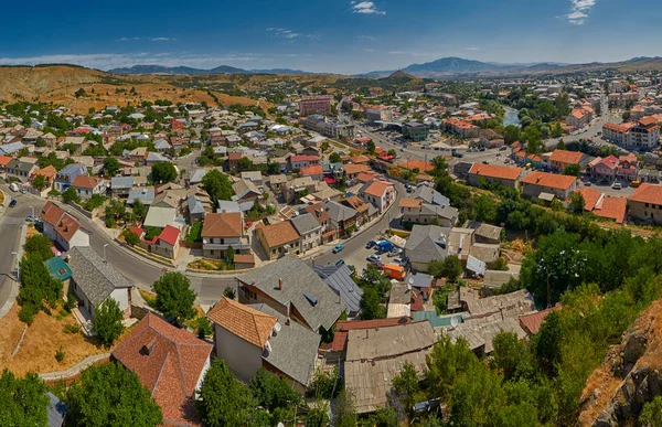 Achalciche, Gruzja - 08 sierpnia 2017: panoramiczny widok z Akhalt — Zdjęcie stockowe