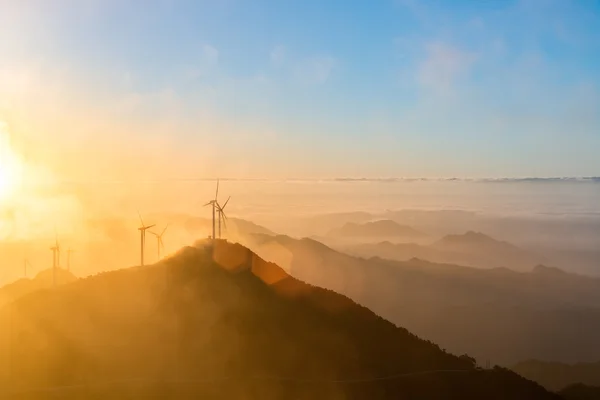 Inland wind farm — Stock Photo, Image