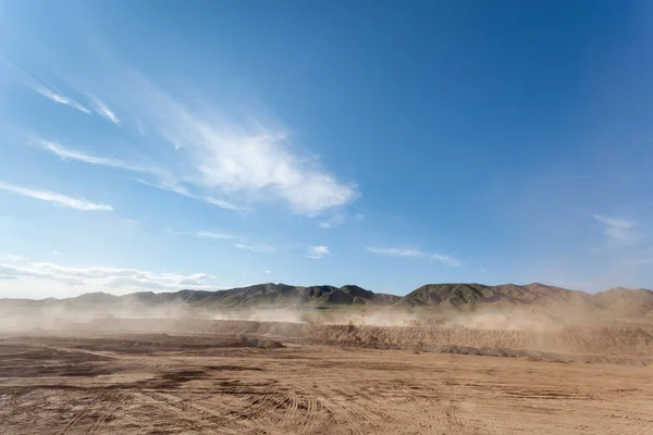 Dusty construction site — Stock Photo, Image