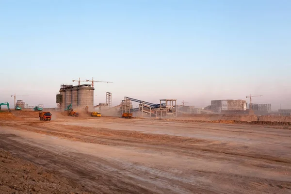 Baustelle der Kohleaufbereitungsanlage — Stockfoto