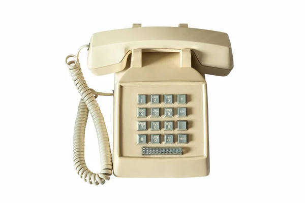 Teléfono antiguo aislado —  Fotos de Stock