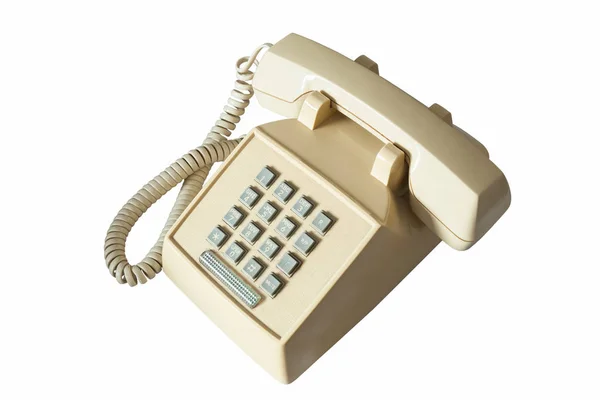 Gamla telefon isolerade — Stockfoto