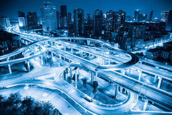 city overpass closeup