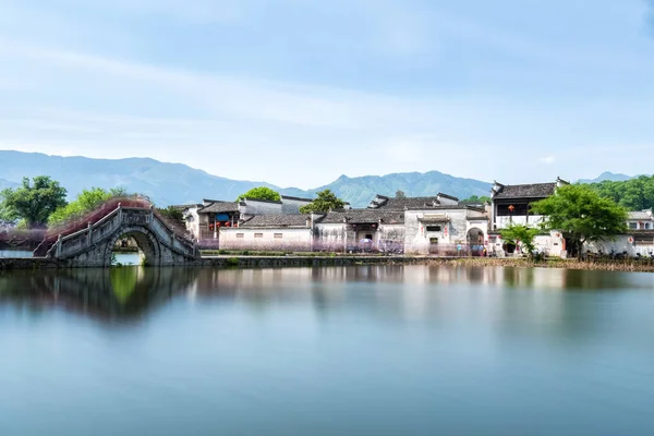 Çin antik köy manzara — Stok fotoğraf
