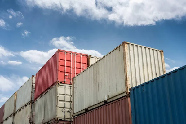 Vracht container closeup — Stockfoto