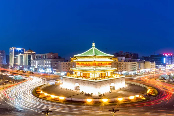 Xian campanario en la noche — Foto de Stock