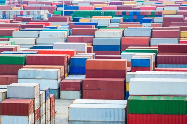 Container yard closeup — Stock Photo, Image