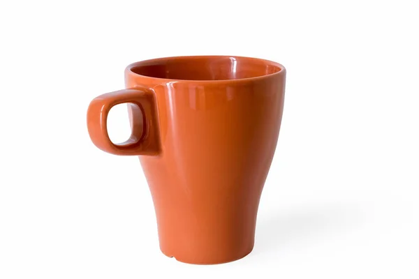 Orange cup isolated — Stock Photo, Image