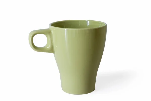 Jablkově zelená pohár, samostatný — Stock fotografie