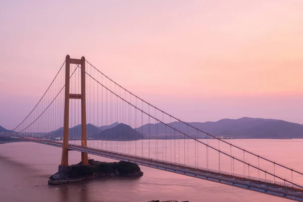 Zhoushan xihoumen bridge closeup — Stock Photo, Image