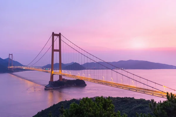 Zhoushan ponte trasversale sul mare — Foto Stock