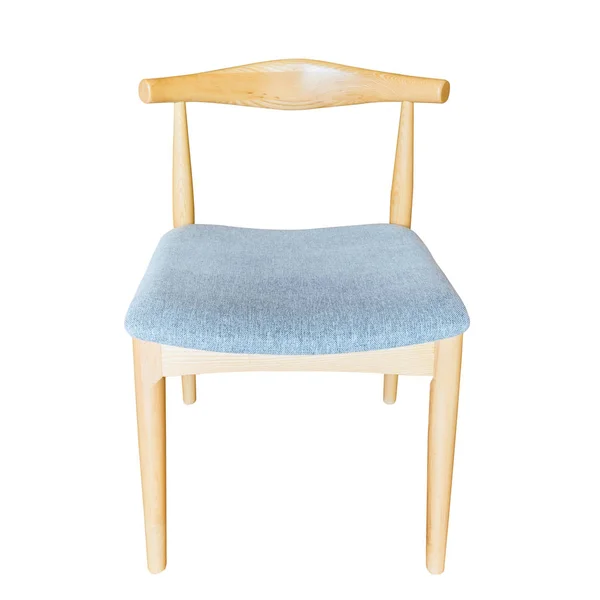 Moderní dřevěná židle, samostatný — Stock fotografie