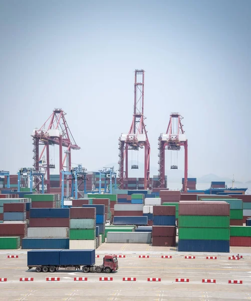 Port of ningbo zhoushan — Stock Fotó