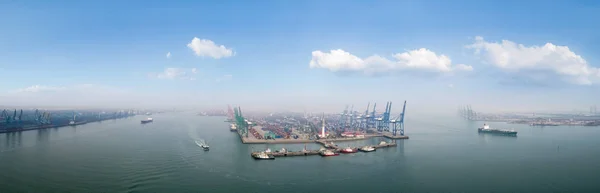 Tianjin port panorama — Zdjęcie stockowe