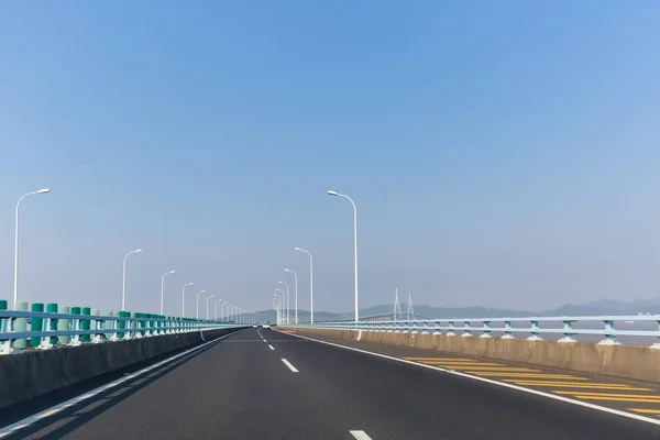 Zhoushan cross morze most — Zdjęcie stockowe