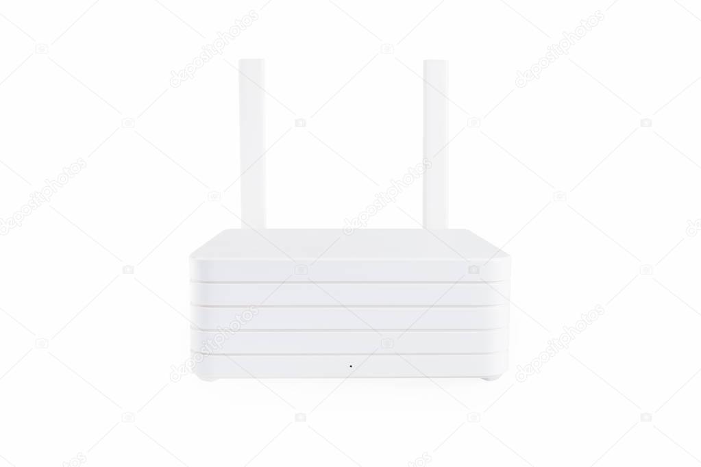 white router isolated