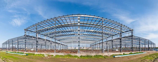 Steel structure workshop — Stock Photo, Image