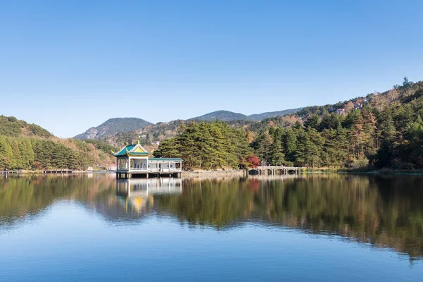 Beau Paysage Montagne Automne Province Jiangxi Chine — Photo