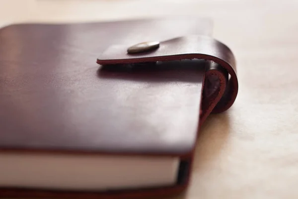 Leather Notebook Journal — Fotografie, imagine de stoc