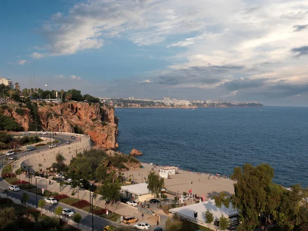 Weg Langs Middellandse Zee Kust Stad Antalya Turkije — Stockfoto