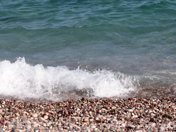 Zee Golven Van Zonnige Zee Als Een Element Van Zomer — Stockfoto
