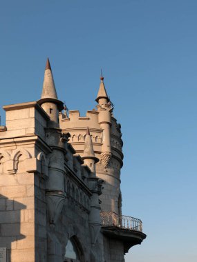 Avrupa 'daki en küçük şato Kırlangıç Yuvası, Yalta, Kırım Cumhuriyeti