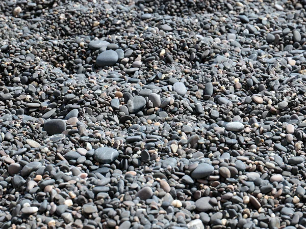 Piedra Guijarro Redondeada Agua Mar Playa — Foto de Stock