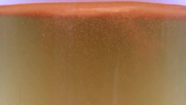 Air Bubbles Thickness Drink — Stock Video