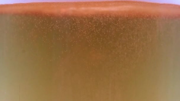 Air Bubbles Thickness Drink — Stock Video