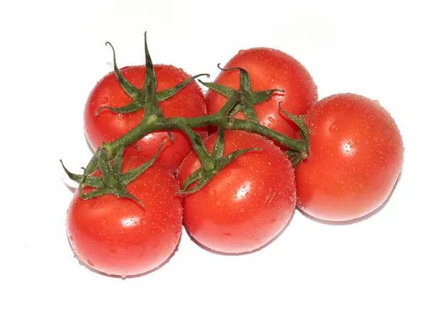 Preciosos Tomates Rojos Maduros Cocinados Para Comida —  Fotos de Stock