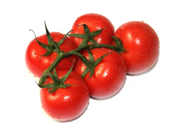 Piękne Dojrzałe Czerwone Pomidory Gotowane Jedzenie — Zdjęcie stockowe