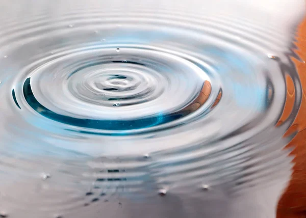 Padrão Ondas Líquidas Superfície Água — Fotografia de Stock