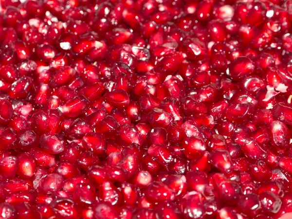 Juicy Sweet Grains Tropical Pomegranate Fruit Prepared Food — Stok fotoğraf