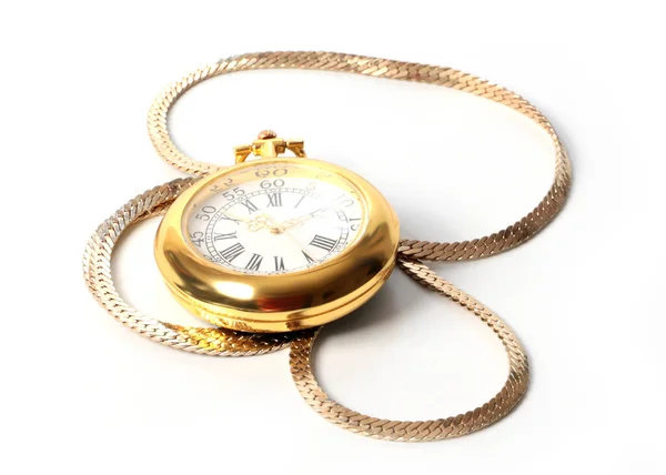 Hermoso Reloj Bolsillo Vintage Tesorería Del Coleccionista — Foto de Stock