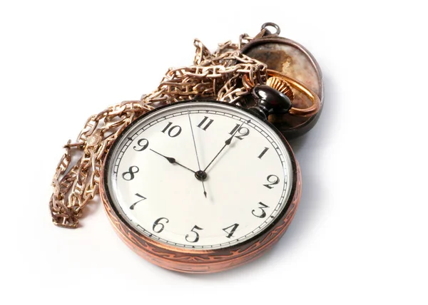 Beautiful Vintage Pocket Watch Collector Treasury — Stock Photo, Image