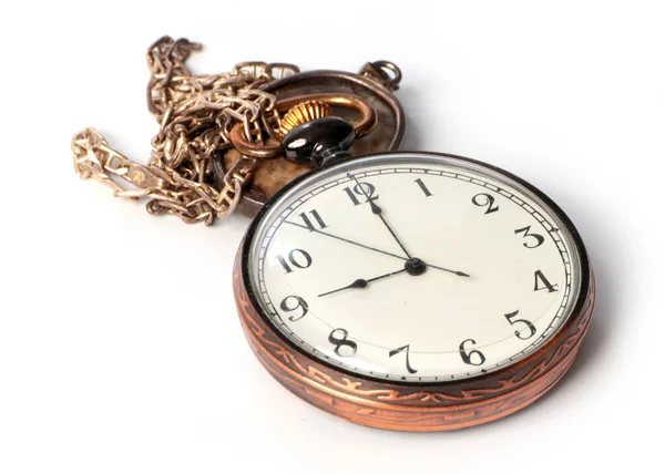 Hermoso Reloj Bolsillo Vintage Tesorería Del Coleccionista —  Fotos de Stock