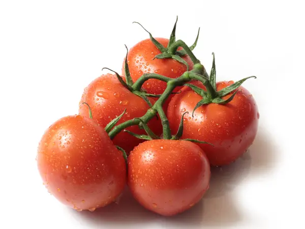 Lovely Fresh Ripe Tomatoes Prepared Eating — 스톡 사진