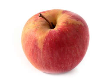 Güz hasadının bir parçası olarak olgunlaşmış kırmızı elma.