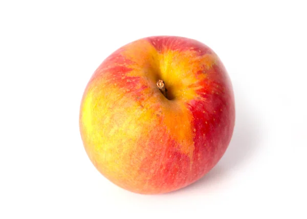 Piękne Dojrzałe Czerwone Jabłko Jako Element Jesiennych Zbiorów — Zdjęcie stockowe