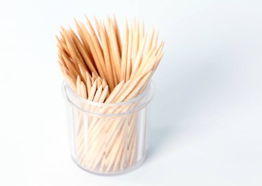 Ağız boşluğuna bakabilmek için gereken tahta kürdan seti.