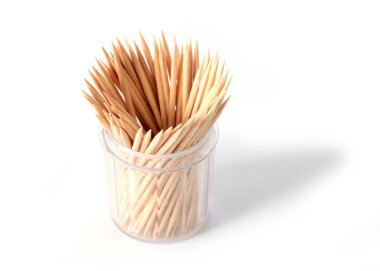 Ağız boşluğuna bakabilmek için gereken tahta kürdan seti.