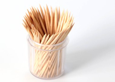 Ağız boşluğuna bakabilmek için gereken tahta kürdan seti.