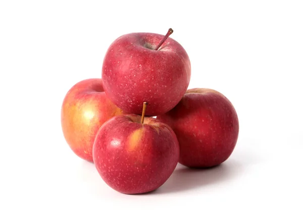 Bunch Ripe Fresh Apples Element Agricultural Crop — Stock Photo, Image