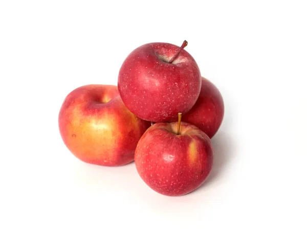 Bunch Ripe Fresh Apples Element Agricultural Crop — Stock Photo, Image