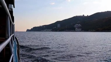 Gemiden Kırım Cumhuriyeti 'nin Yalta şehrine