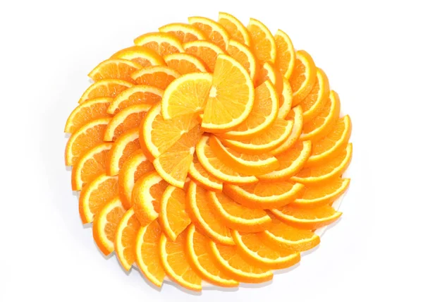 Morceaux Fruits Tropicaux Mûrs Orange Comme Élément Nutrition Positive — Photo