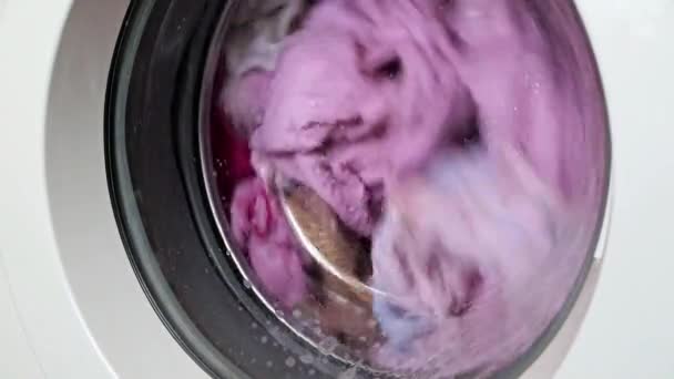Rotation Washing Machine Drum — Stock Video