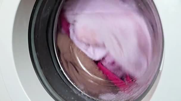 Rotation Washing Machine Drum — Stock Video