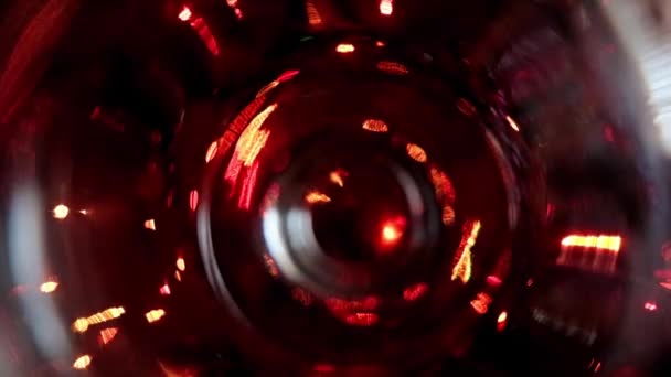 Абстрактные Спиральные Всплески Яркого Света Время Праздничного Освещения — стоковое видео